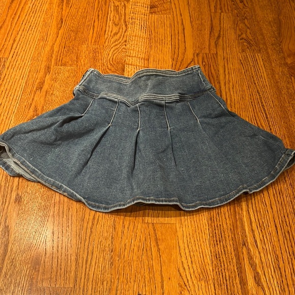 Katie J NYC Girl’s Denim Mini Skirt Size XL - Picture 1 of 5